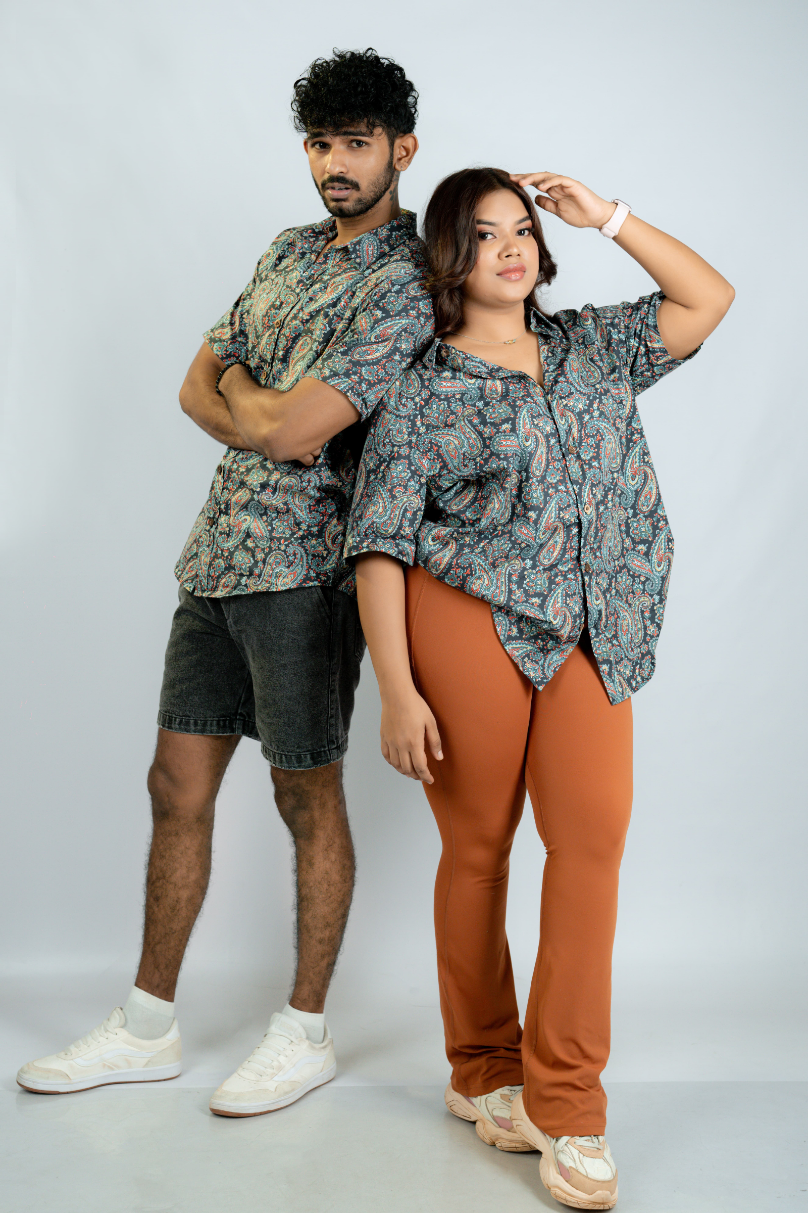 Paisley printed unisex shirt Paisley printed unisex shirt